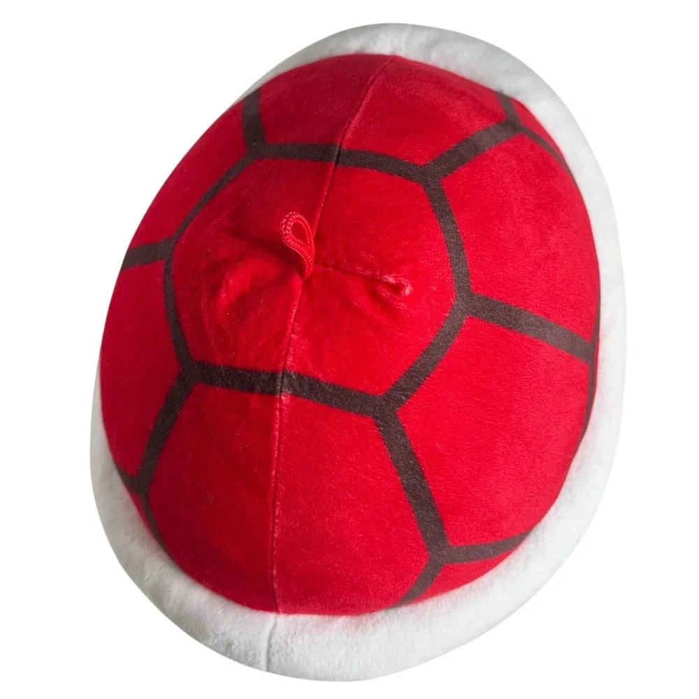 Nintendo Mario Kart Red Shell Plush Toy 6in Stuffed Animal Red White